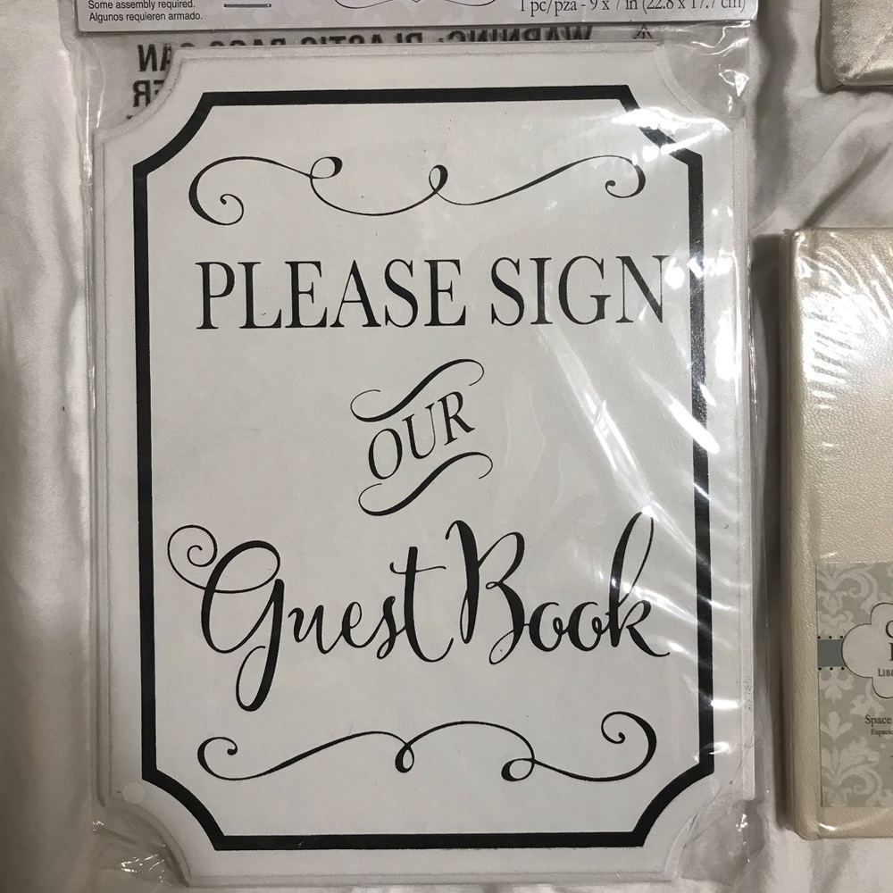 GUEST BOOK EASEL SIGN